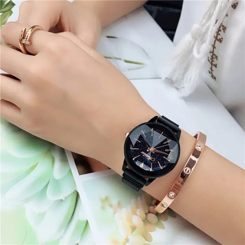 Trendy Waterproof Magnetic Lazy Watch for Students
