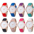 Quartz Watch for Women with Marked Dial