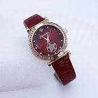 Fashionable Quartz Watch with Rhinestones for Women