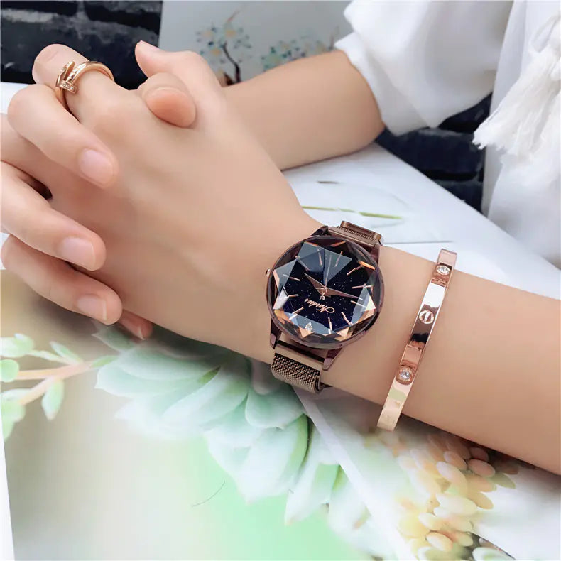 Trendy Waterproof Magnetic Lazy Watch for Students