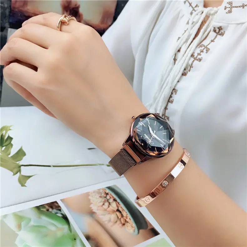 Trendy Waterproof Magnetic Lazy Watch for Students