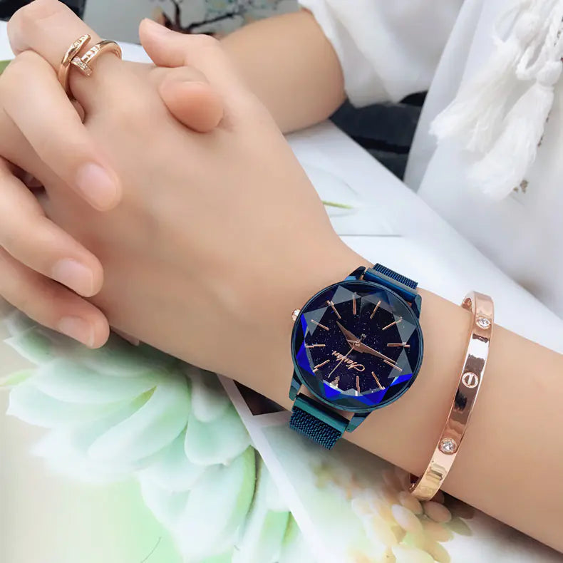 Trendy Waterproof Magnetic Lazy Watch for Students