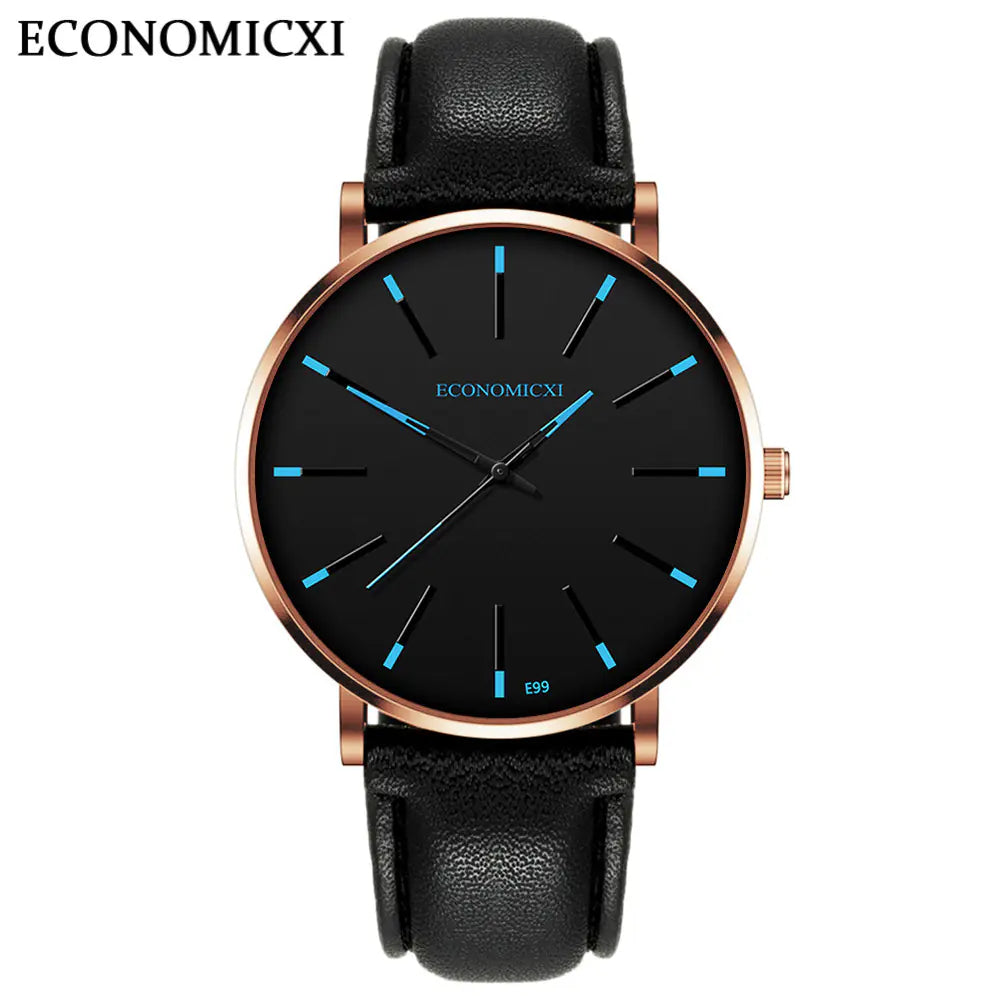 Quartz Watch for Men - ECONOMICXI Electronic Timepiece