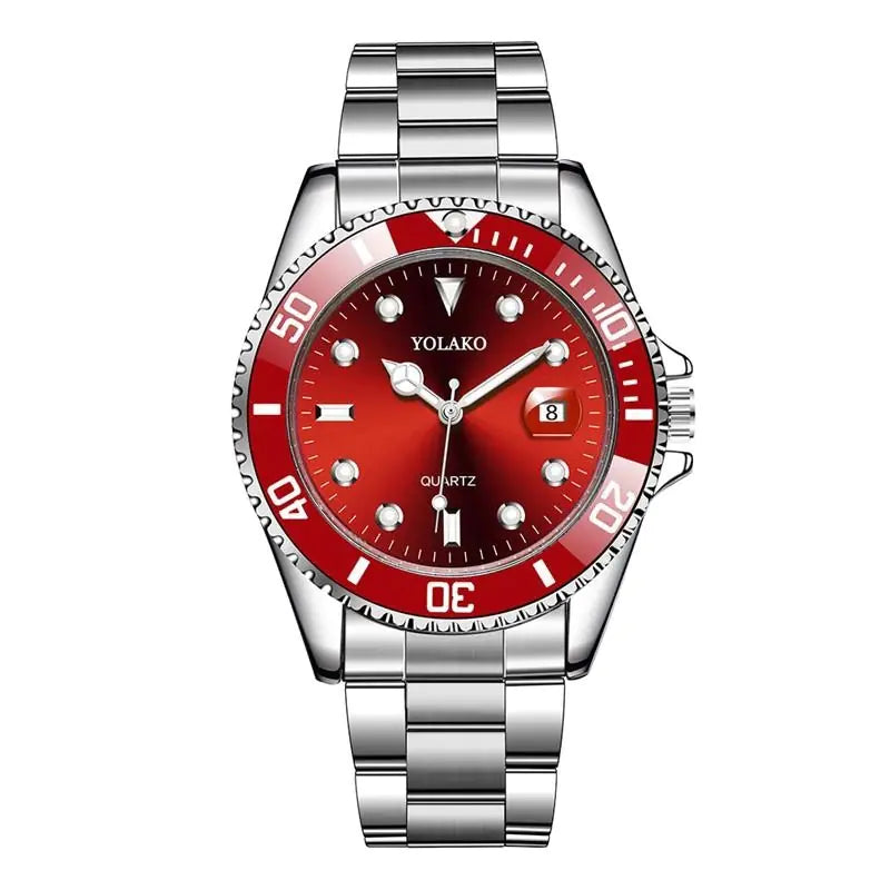 Stylish Steel Band Watch for Men