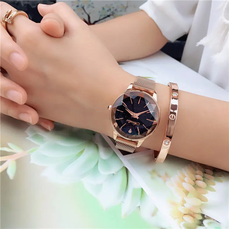 Trendy Waterproof Magnetic Lazy Watch for Students