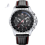 Luminous Multifunctional Steel Case Quartz Chronograph Watch