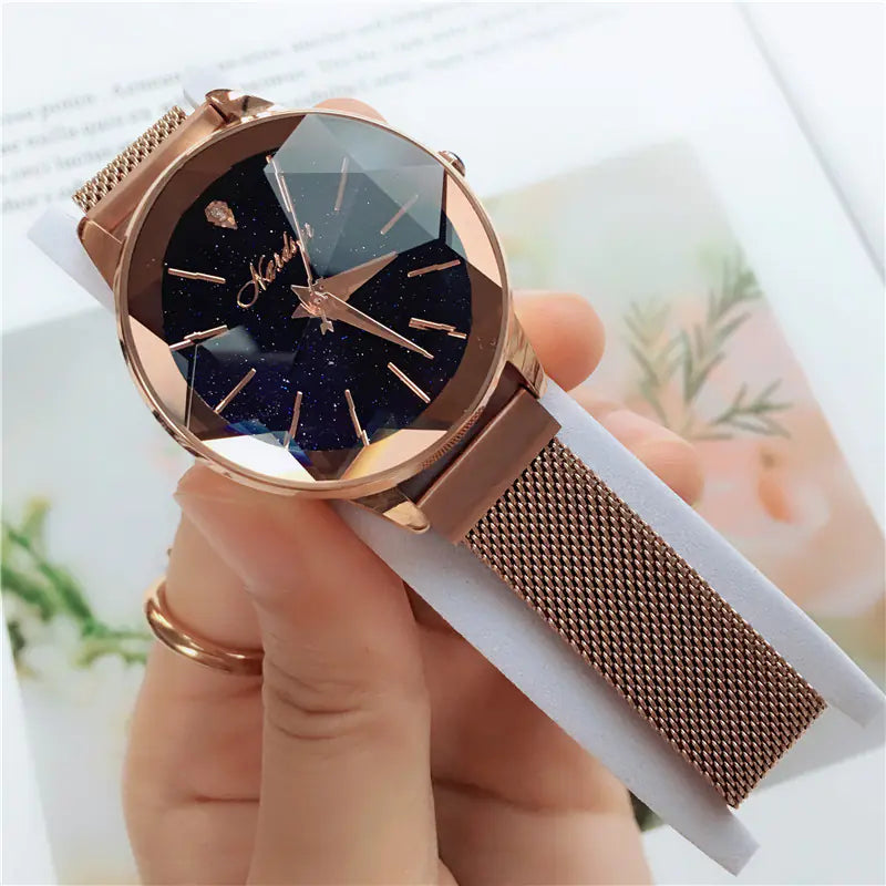 Trendy Waterproof Magnetic Lazy Watch for Students