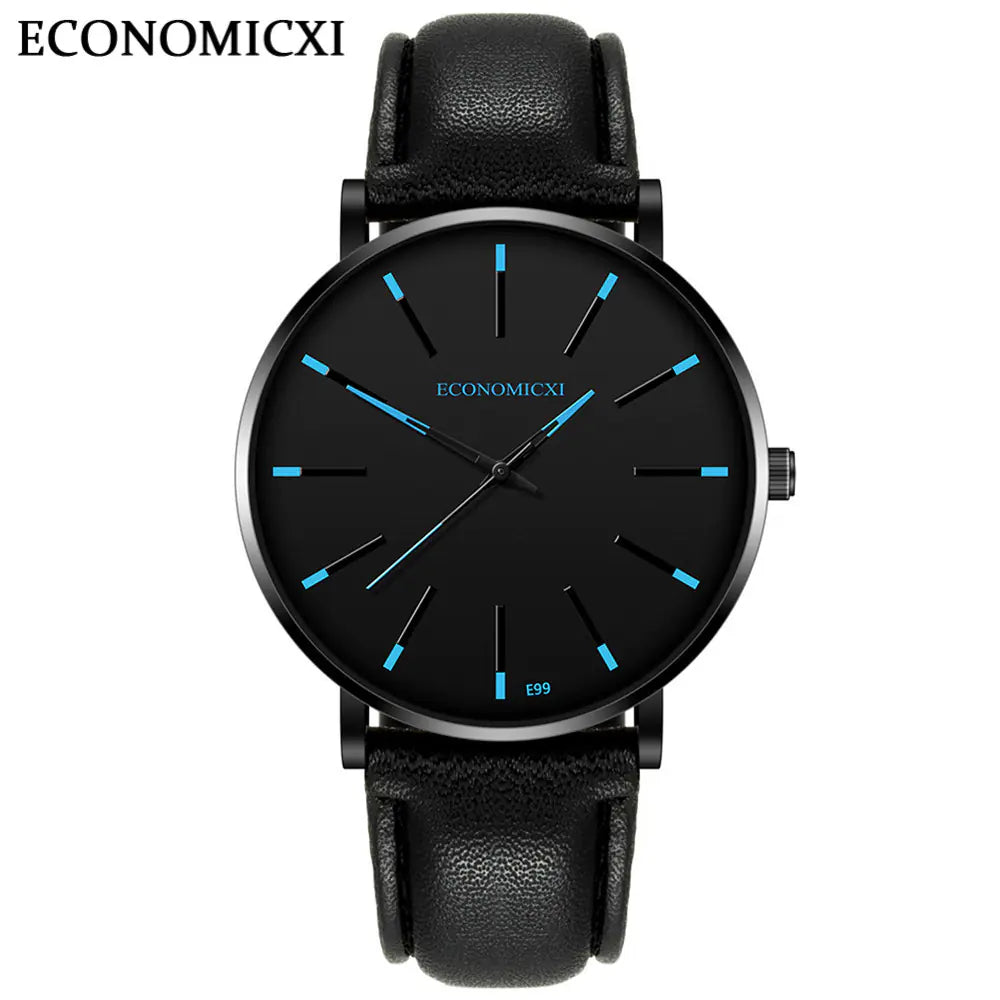 Quartz Watch for Men - ECONOMICXI Electronic Timepiece