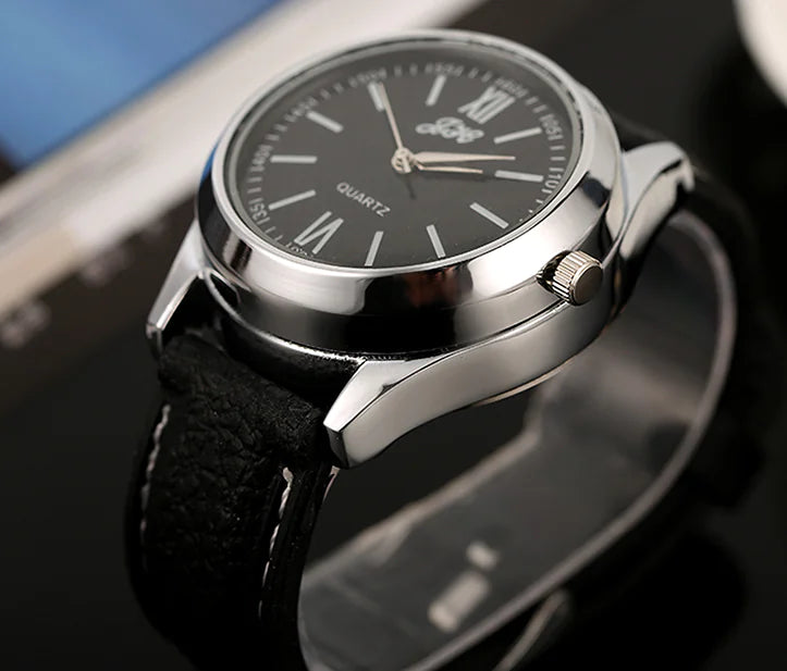 USB Rechargeable Windproof Lighter Watch for Men