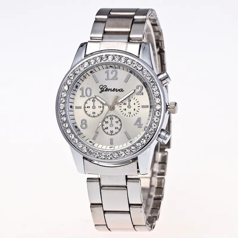 Kanima Crystal Casual Quartz Watch for Women
