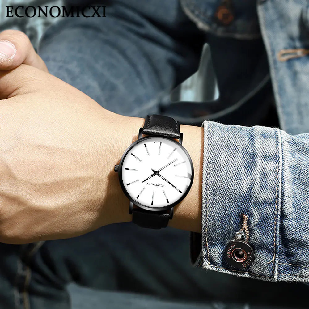 Quartz Watch for Men - ECONOMICXI Electronic Timepiece