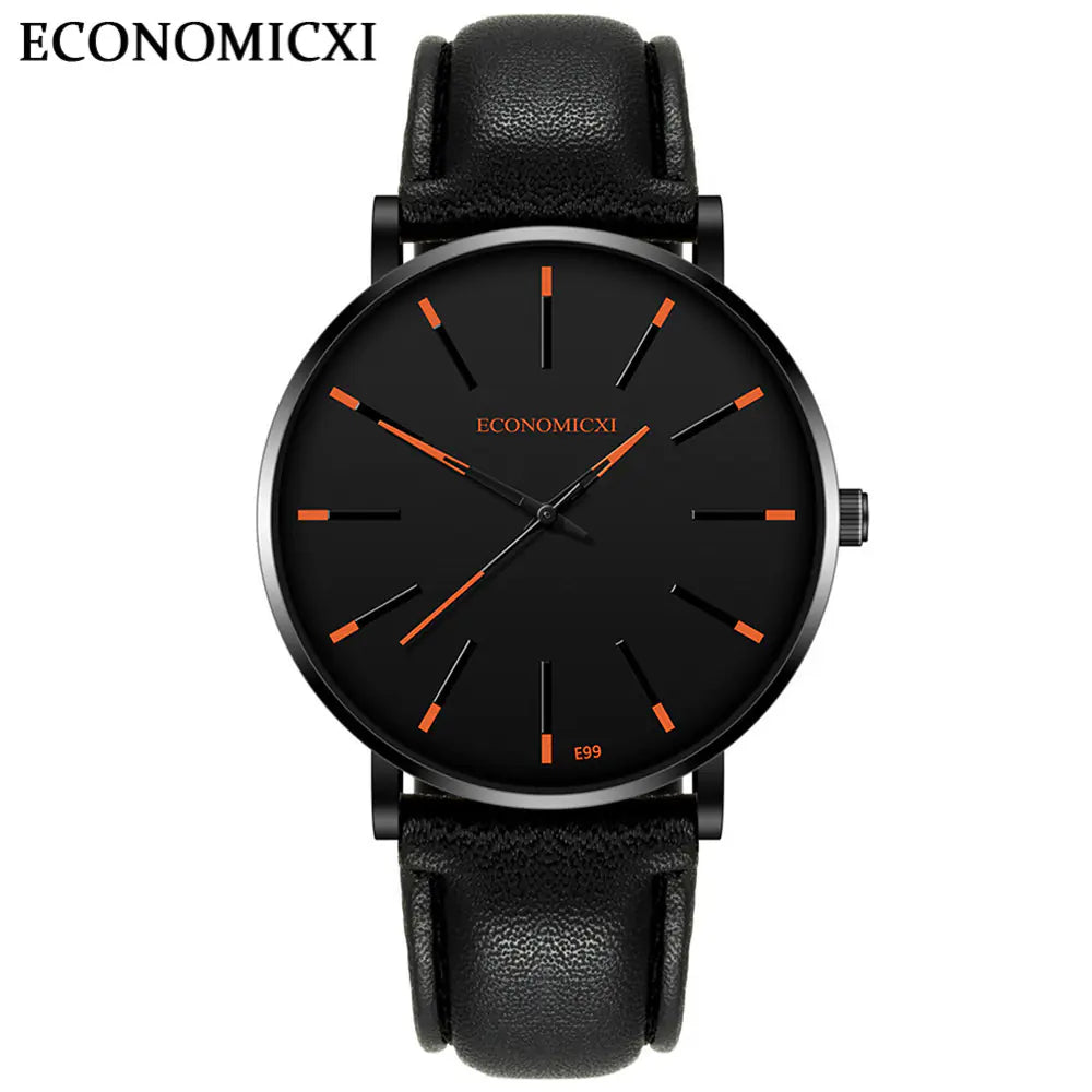 Quartz Watch for Men - ECONOMICXI Electronic Timepiece