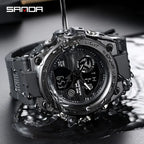 Luminous Chronograph Digital Watch for Leisure Use
