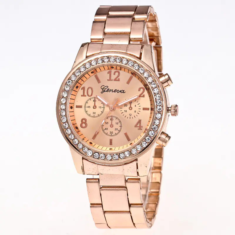 Kanima Crystal Casual Quartz Watch for Women