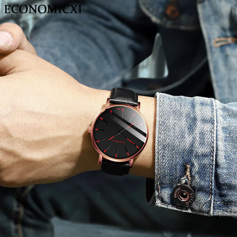 Quartz Watch for Men - ECONOMICXI Electronic Timepiece