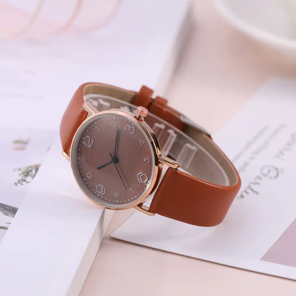 Khorasan Fashion Simple Quartz Watch for Women