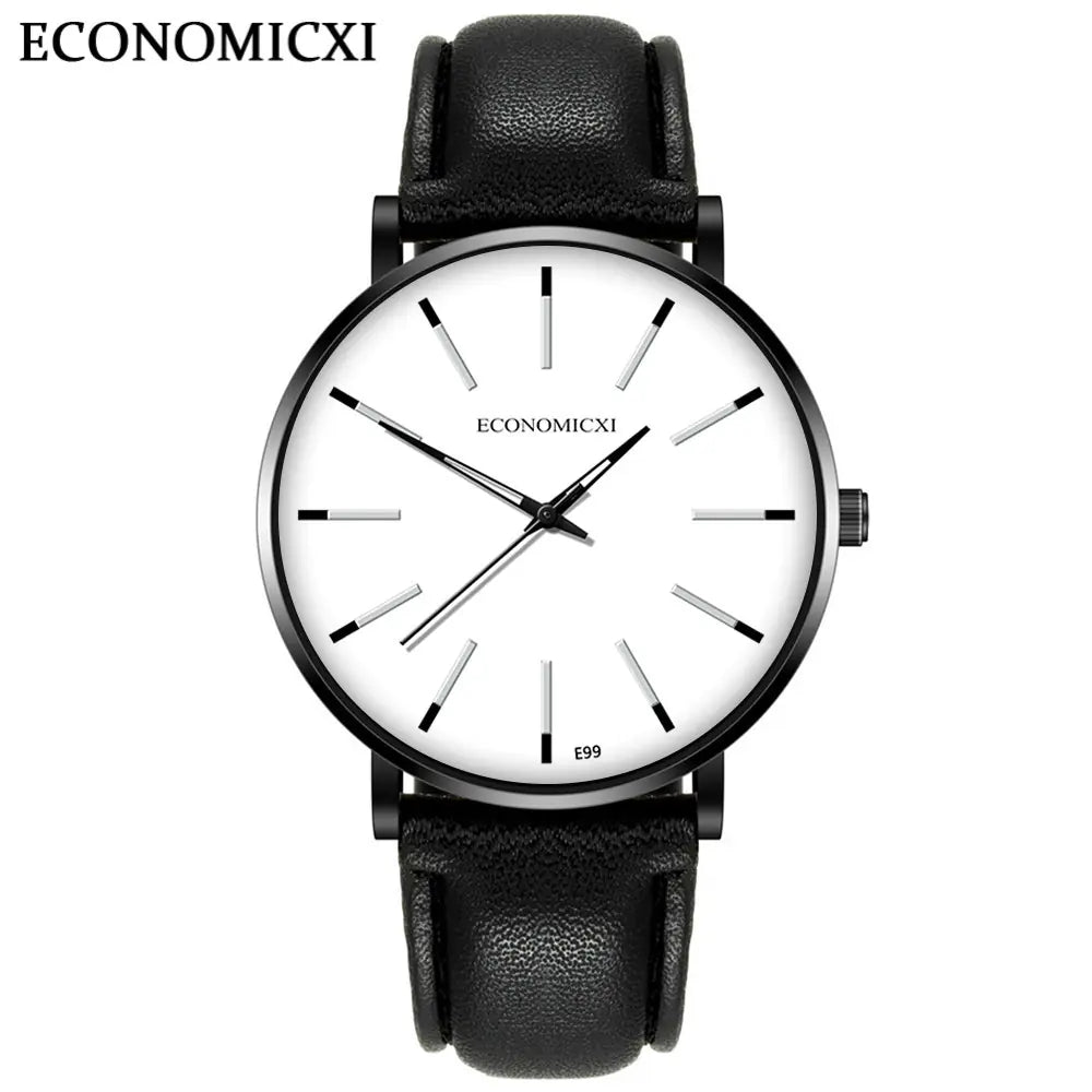 Quartz Watch for Men - ECONOMICXI Electronic Timepiece