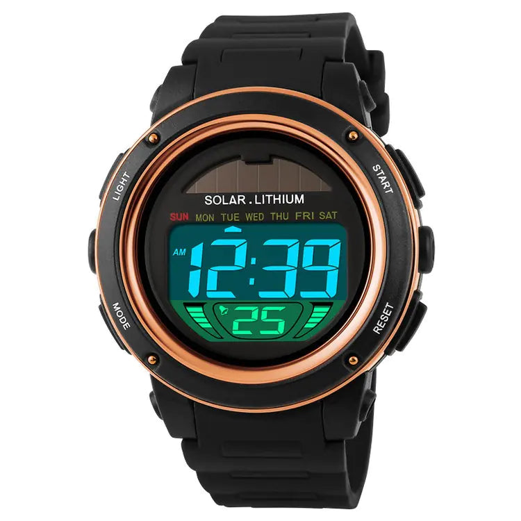 Waterproof Solar Watch for Student Fashion