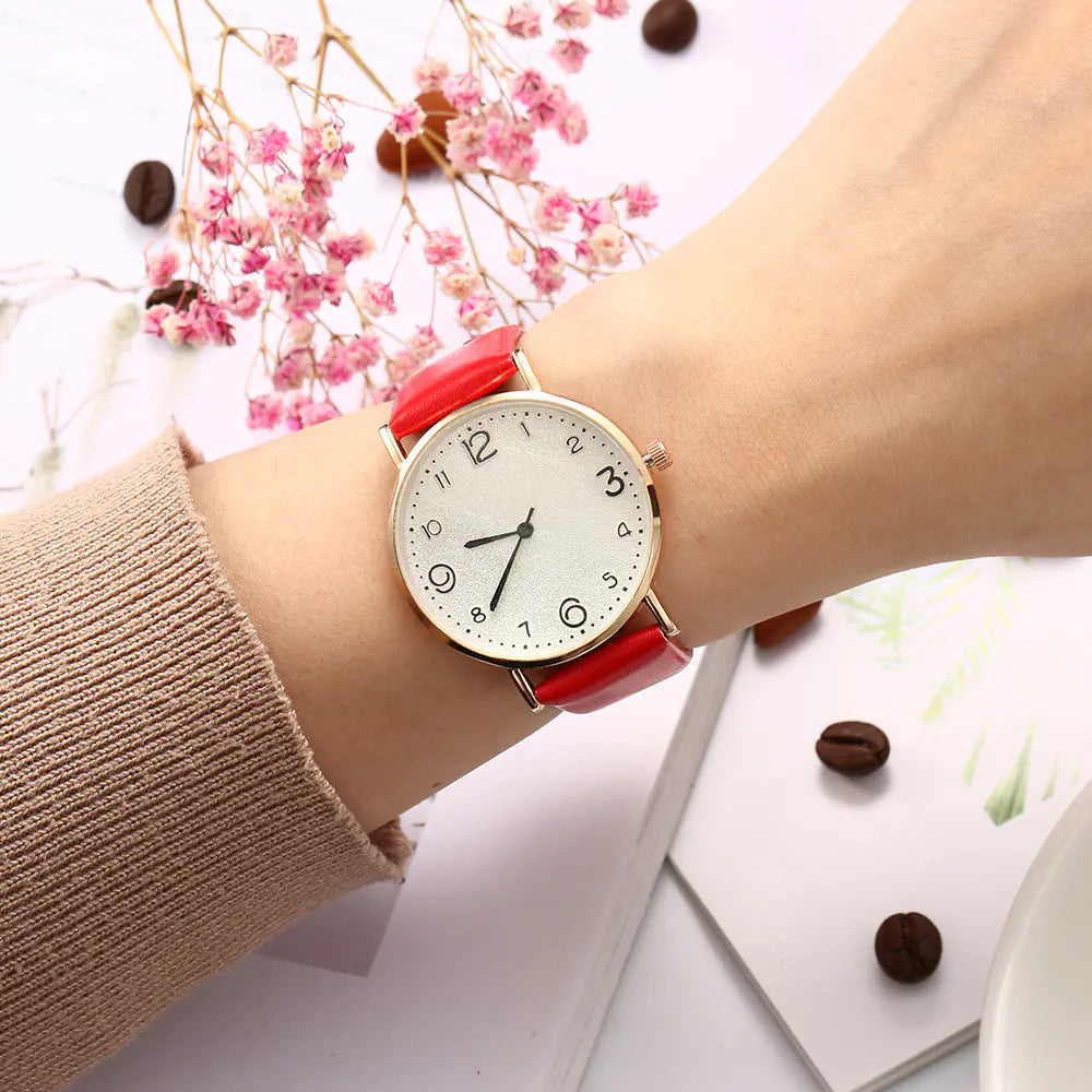 Khorasan Fashion Simple Quartz Watch for Women