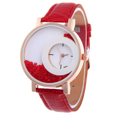 Fashion Quartz Watch with Rhinestones for Women